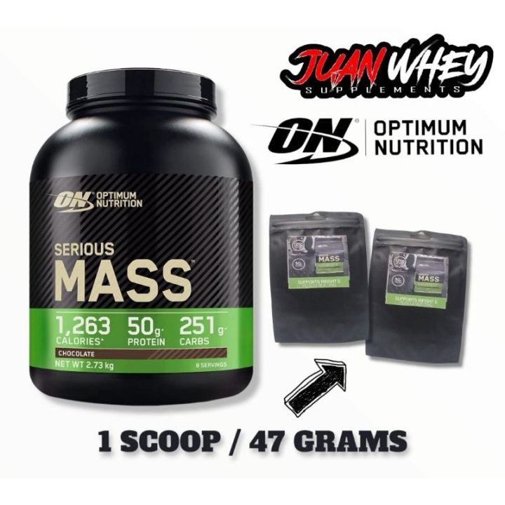 Optimum Nutrition Serious Mass Mass Gainer Whey Protein Weight Gainer 1 Scoop 47g Lazada Ph