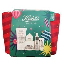 Kiehls Brighten Up &amp; Glow Holiday Set ชุดผลิตภัณฑ์ทำความสะอาดและบำรุงผิวหน้ากระจ่างใสสูตรพรีเมี่ยม