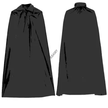 Long Black Cloak Halloween 2022