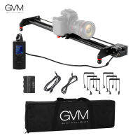 GVM GT-60D 60cm/ 23.6inch Motorized Camera Slider Video Rail Track Dolly Aluminum Alloy with Remote Control Rechargeable Battery Carry Bag for Interview Film Photography