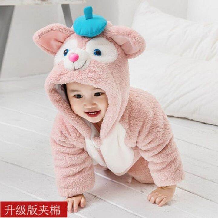 ready-sprg-and-autumn-thickened-baby-bear-one-piece-clot-duffy-bear-th-men-and-women-ildrens-crawlg-jamas