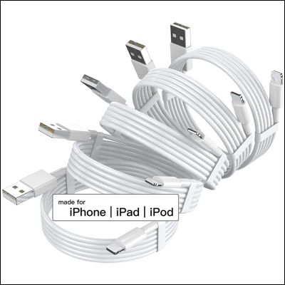 สายชาร์จ USB สําหรับ iPhone 14 Pro Max 13 12 11 Xr Xs Max 8 Plus 7 6 6Plus 6S 6SPlus 5 5S SE Airpods สายชาร์จ Data Sync Charging Cable