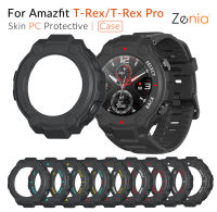 Zenia PC ผิวเคสครอบป้องกันสำหรับ Amazfit T-Rex T Rex Pro กีฬาสมาร์ทวอท์ชขอบกันชนอุปกรณ์เสริม