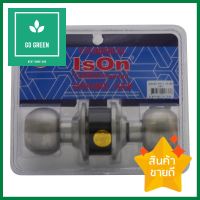 ลูกบิดห้องน้ำ ISON 8012 SS-BK หัวกลม สีสเตนเลสISON 8012 SS-BK STAINLESS STEEL BATHROOM KNOB **สามารถออกใบกำกับภาษีได้ค่ะ**