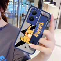 Case4you เคสสำหรับ Vivo Y78 Y78 5ก. + 5ก. พร้อมเคสการ์ตูน Pikachu ด้านหลังแข็งกันกระแทกเคสใส่โทรศัพท์กรอบป้องกันเลนส์เต็มรูปแบบขอบแบบนิ่มเคสโทรศัพท์บางเฉียบ