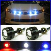 2PC 12V 3W Car LED Fog Reverse Light LED Eagle Eye White DRL Daytime Running Tail Backup Parking License ke Light