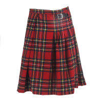 ผู้ชาย Scotsman Kilt เครื่องแต่งกายคลาสสิก Deluxe สีแดงชาติพันธุ์กระโปรงลายสก๊อต Playsuit คอสเพลย์ Carnival ฮาโลวีนแฟนซีปาร์ตี้ Dress