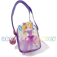 ?สินค้าขายดี? [กระโปรงผ้า-rapunzel2]กระเป๋าสะพายข้าง PRINCESS กระโปรงผ้าตาข่าย RAPUNZEL CINDERELLA AREIL เจ้าหญิง ราพันเซล ซินเดอเรลล่า เอเรียล สโนว์ไวท์