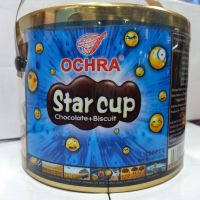 star cup chocolate + biscuit