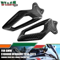 ใหม่สำหรับ BMW S1000RR 2019-2023 M1000RR 2020-2023แผ่นส้นคาร์บอนไฟเบอร์ด้านหลังส่วนแต่งรถจักรยานยนต์ป้องกันปลอกสวมป้องกันเท้า