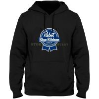 Pabst Blue Ribbon Beer Logo Streetwear Sport Hoodie Sweatshirt Pabst Blue Ribbon Beer Logo Pabst Blue Ribbon Alcohol Drinking Size XS-4XL