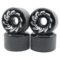 4Pcs Skateboard Accessories Double Warping 70X51Mm 82A Sliding Plate Grinding Wheel Long Board Wheels