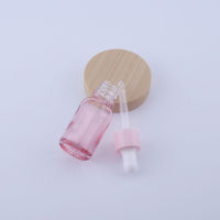 12pcs 5ml 10ml 30ml 50ml 100ml Pink Glass Dropper Bottle Empty Cosmetic Packaging Container Vials Essential Oil Bottles
