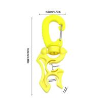 Scuba Hose Clip Heavy Duty Scuba Diving Hose Holder Clip Double BCD Dive Hose Holder Multi-use Snorkeling Clip Regulator Retainer for Snorkeling Diving fit