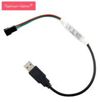 3key คอนโทรลเลอร์ Usb Led Yingke 5V สวิตช์หรี่ไฟรีโมทคอนโทรลสำหรับ Ws2812 Ws2812b Ic Rgb ไดร์เวอร์หลอดไฟ Led ตกแต่ง5050