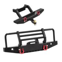 Metal Bumper with Tow Hook for TRX4M 1/18 RC Crawler Car Upgrade Parts Accessories