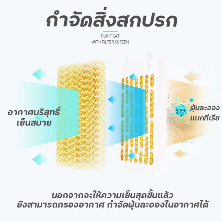 1แถม1-พัดลมไอเย็น8l-ความจุ8ลิตร-พัดลมไอน้ำ-พัดลมเคลื่อนที่-พัดลมแอร์-พัดลมไอเย็น-แอร์เคลื่อนที่-air-cooling-fan-แถมคูลเจล4ชิ้น-มีประกัน