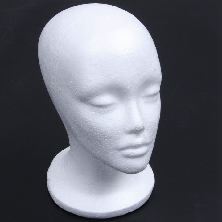6x-female-foam-mannequin-head-model-hat-wig-display-stand-rack-white