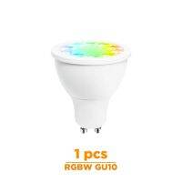 GU10 Zigbee5WRGBW ที่ได้คะแนนสูงสุด AC100-240V สปอตไลท์ไฟ LED การควบคุมแอพนำสมัย RGB Echo Plus GLEDOPTO Zll จากโรงงานโดยตรง