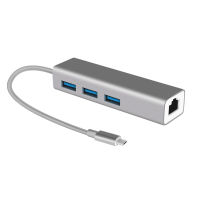 Yeqinhuia ฮับ Usb3.0สำหรับ Mac ความเร็วสูงการเชื่อมต่อ Usb C Hub ความเร็วสูง Usb C Hub พร้อมอะแดปเตอร์อีเทอร์เน็ต Gigabit สำหรับ Mac และ Windows Usb สำหรับโอนย้ายข้อมูลที่เสถียร3.0ฮับหลายพอร์ทด้านบน