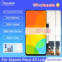 2pcs ขายส่ง6.67นิ้วสำหรับ Xiaomi poco X3 LCD X3 Pro จอแสดงผล Touch Screen แผง Glass Digitizer M2007J20CG ASSEMBLY