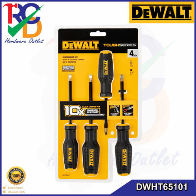 DEWALT ชุดไขควง 4 ชิ้น รุ่น Tough Series DWHT65101