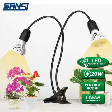 SANSI 10W LED Plant Grow Light Bulb Full Spectrum Indoor Grow Lamp Veg  Bloom