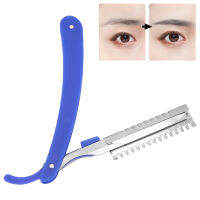 Folding Eyebrow Razor Eyebrows Movable Buckle for Beauty Salon