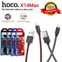 Hoco X14Max สายชาร์จ Ice Fire for Lightning Micro USB สายมีความยาว 1และ2เมตร