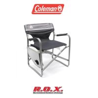 COLEMAN US ALUMINUM DECK CHAIR WITH TABLE เก้าอี้แคมป์ปิ้ง เก้าอี้พับได้ เก้าอี้สนาม เก้าอี้พกพา