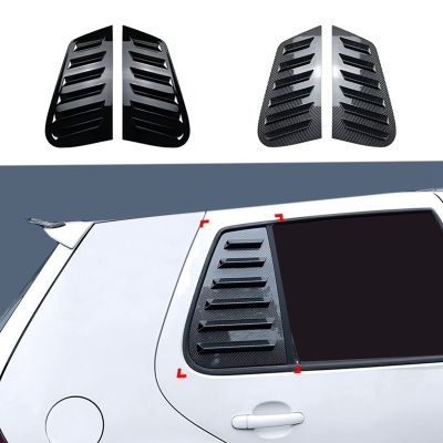 2PCS Car Glossy Black Rear Windows Triangle Louver Cover Stickers Replacement Accessories for VW Golf 4 MK4 1997-2006 Car Styling Cover