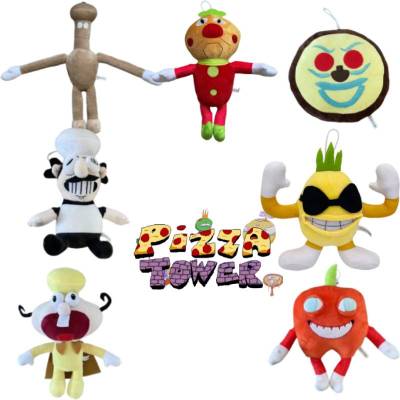 Tower Plush Pizza Lanyard Toy Cartoon Stuffed Home Decoration Gift Game Doll Kid