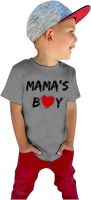 100 Cotton Shirt Baby Kids Letter Sleeve Short Shirts Mothers T-Shirts Boys Toddler Day Tee Tops Boys Tops 5 T Shirt Boy