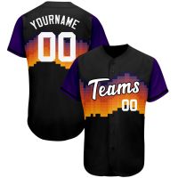 Custom Baseball Jersey Sublimated Team Name and Number Breathable Soft Mesh Strap Softball Shirts