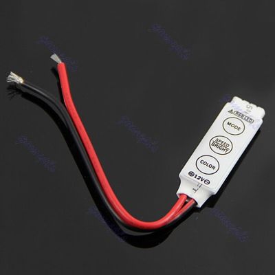 Yingke ไฟ Led 3ปุ่มรีโมทคอนโทรลไร้สาย Ir สำหรับ3528 5050 Rgb แถบ Smd