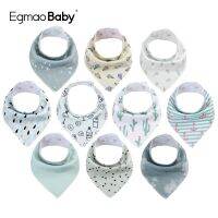 【YD】 Cotton Bibs Baby Bandana Drool for Boys and Super Soft Absorbent Newborn