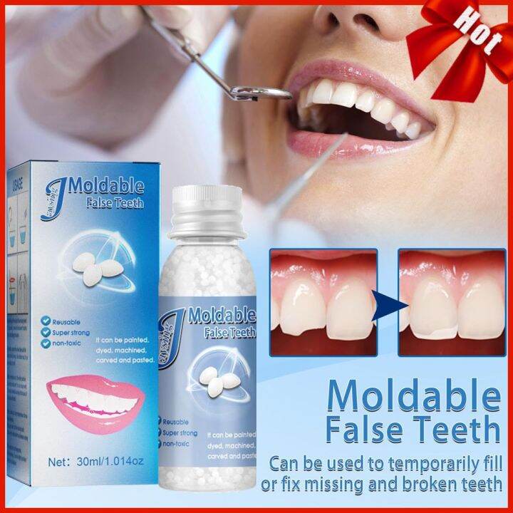 Lissng Tooth Repair Kit Replace Missing Denture Temporary Dental