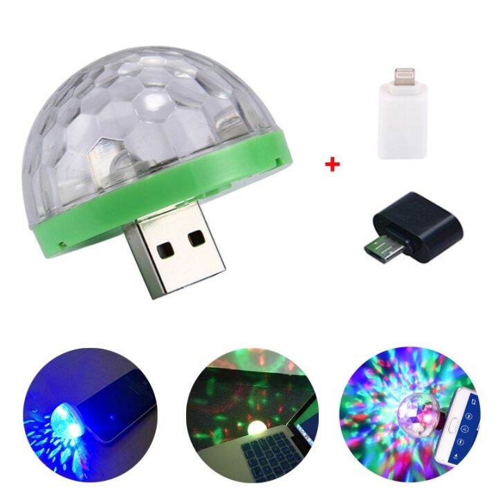 worth-buy-adeeing-หลอดไฟเวที-usb-ไฟดิสโก้ไฟปาร์ตี้-led-แบบพกพาไฟดิสโก้คริสตัลสีสันสดใสสำหรับตกแต่งบ้านงานปาร์ตี้คาราโอเกะ