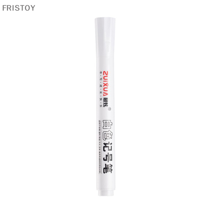 fristoy-ปากกาสีขาวกันน้ำมันปากกากราฟฟิตีปากกาเจลเขียนสภาพแวดล้อมแบบถาวร