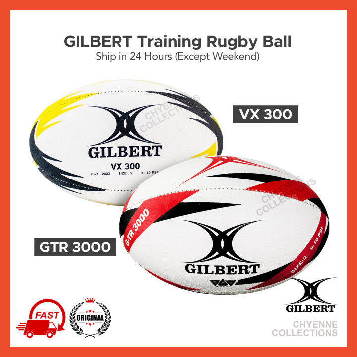 Original Gilbert Rugby Ball • GTR 3000 VX 300 • Rugby Training Ball Lazada