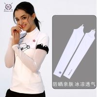 ใหม่ Golf Sleeve Arm Guard Ms Outdoor Ice Ice Silk Hand Sleeve Cuff Sleeve Golf Sunscreen Oversleeve หายใจได้อย่างอิสระ