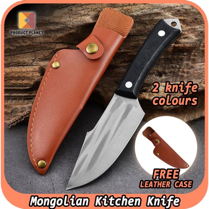 MONGOLIAN KITCHEN KNIFE / 3 LAYER ANTI-RUST KNIFE Super Sharp