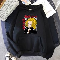 Tokyo Revengers Sweatshirt Vintage Anime Mikey Graphic Hoodie Cartoon Clothes Streetwear Harajuku Men Y2k Sudaderas Spring Size XS-4XL