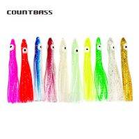 【cw】 100pcs COUNTBASS 4cm 6cm 10cm Needle-shaped Squid Skirts Soft Baits LureTackle for Jigging Assist hooks