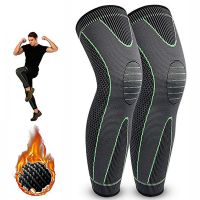 【hot】！ Fashion Anti-slip Elasticity Knee Protector Brace Leg Sleeve Calf Support Warm Sport Kneepads