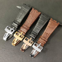 26mm For Audemars 100 Handmade Genuine Leather Handmade Watch Band Strap For AP For Piguet +Tools