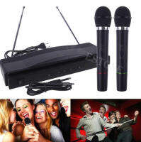 ระบบไมโครโฟนไร้สายคุณภาพสูง Dual Handheld 2 X Mic Wireless Receiver