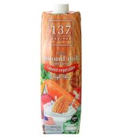 137 Degrees Almond Milk with Carrot 137ดีกรี น้ำนมอัลมอนด์ สูตรแครอทและผักรวม 1000ml.