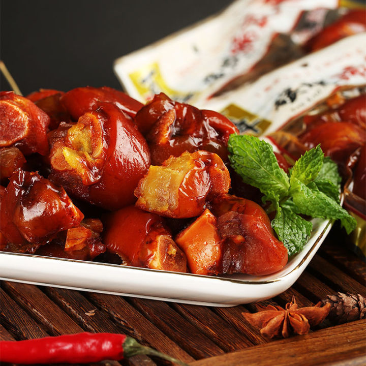 xbydzsw-charcoal-roasted-pork-trotter-flower-sauce-spicy-pork-trotter-spicy-spicy-pork-foot-snack-open-bag-ready-to-eat-300g