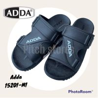 ADDA รองเท้าแตะยางแบบสวม ผู้ชาย รุ่น 15021-M1 สีดำ(6-9)